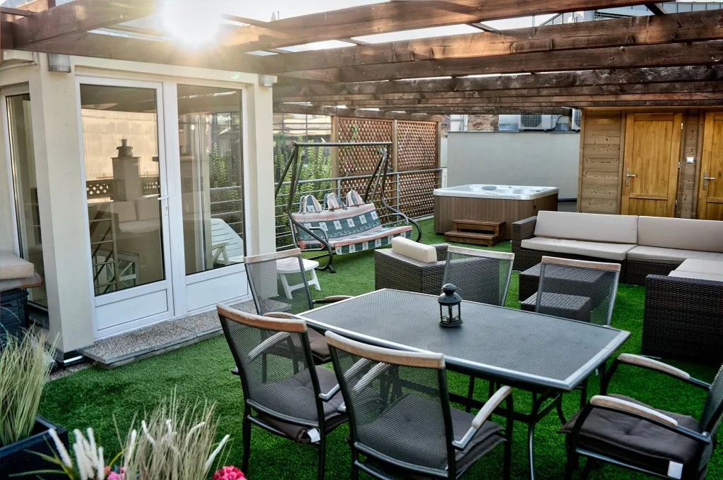 Penthouses with jacuzzis Budapest